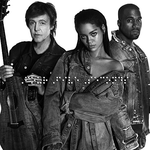 Rihanna,Kanye West,Paul McCartney