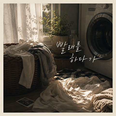 빨래를 하다가